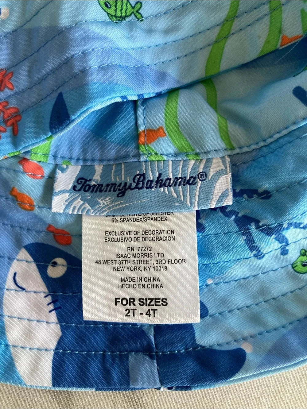 Tommy Bahama lightweight bucket